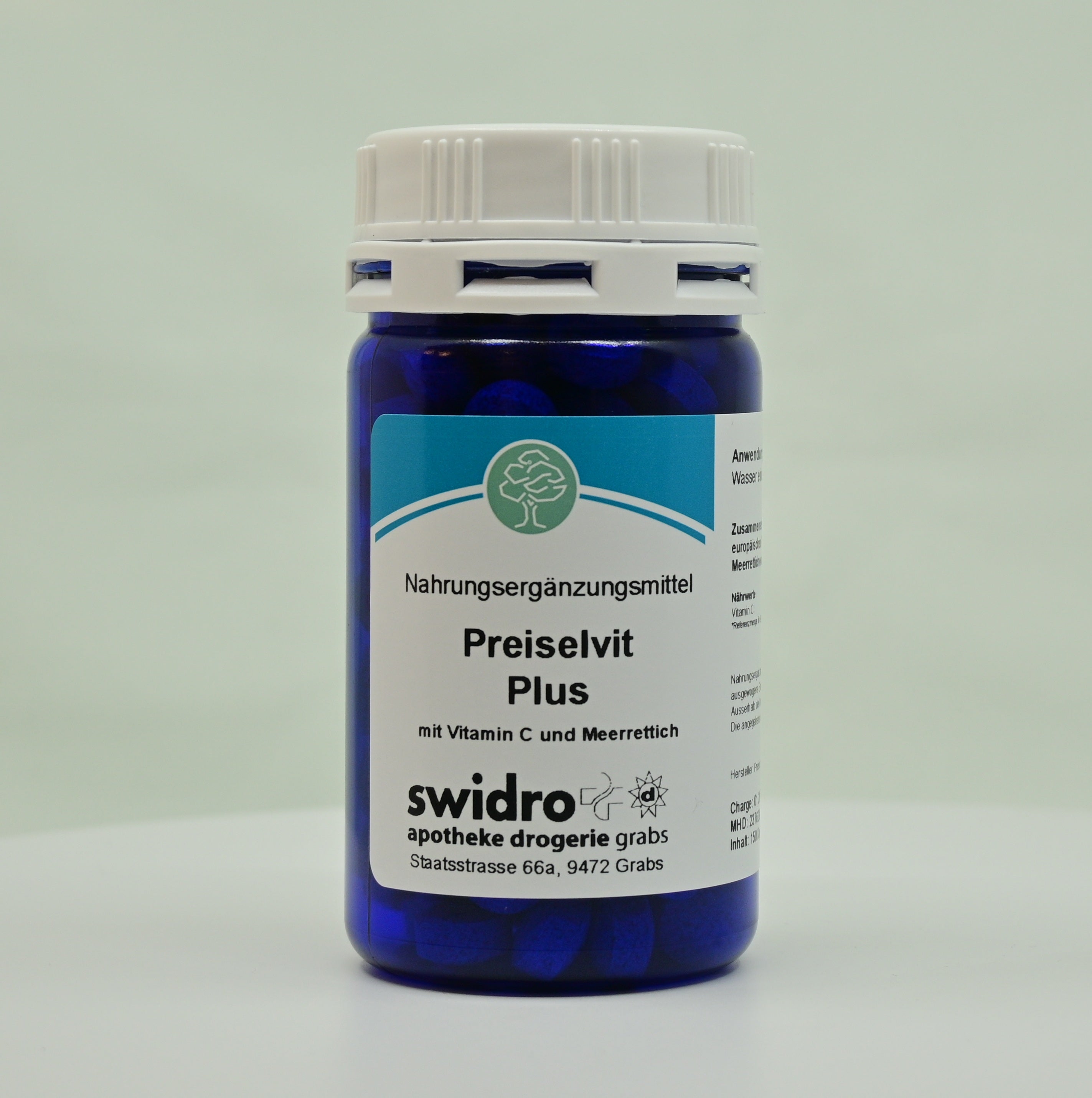 Swidro Preiselvit mit Meerrettich Tabl 150 Stk
